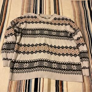 Geometric Patterned Sweater